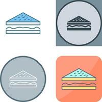 Unique Sandwich Icon Design vector