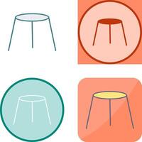 Unique Stool Icon Design vector