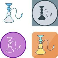 Unique Hookah Icon Design vector