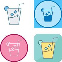 Unique Whiskey Sour Icon Design vector