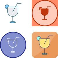 único bebidas icono diseño vector