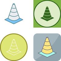 Unique Cone Icon Design vector