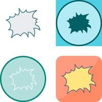 Unique Explosion Icon Design vector