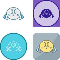 Unique Game Character Icon Design vector