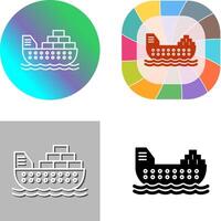 Unique DSLR Camera Icon Design vector