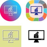 Unique File Sharing Icon Design vector