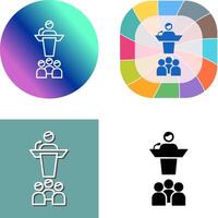 Unique Message Settings Icon Design vector