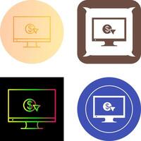 Unique Pay Per Click Icon Design vector