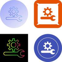 Unique Technical Support Icon Design vector