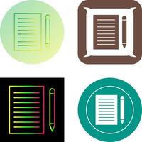 escribir realimentación icono diseño vector