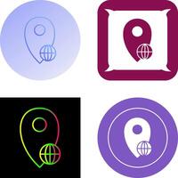 Global Locations Icon Design vector