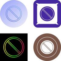 Prohibited Icon Design vector