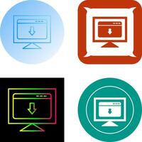 Download Webpage Icon Design vector