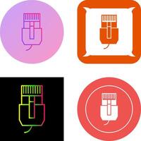 Unique Internet Cable Icon Design vector