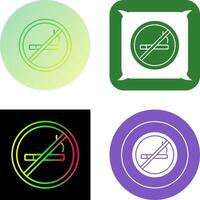 No Smoking Icon Design vector