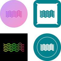 Magnetic Waves Icon Design vector