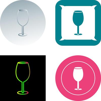 Wine Glass Icon Design