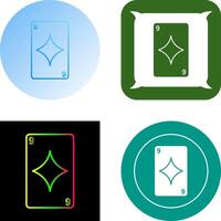 diamantes tarjeta icono diseño vector