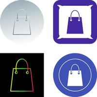 único compras bolso icono diseño vector