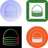 Unique Basket Icon Design vector