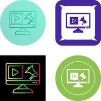 Unique Digital Marketing Icon Design vector