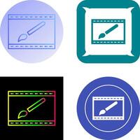 Unique Website Design Icon Design vector