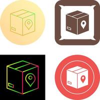 Unique Tracking Services Icon Design vector