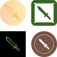 Unique Sword Icon Design vector