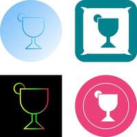 Unique Sherry Icon Design vector