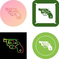 Unique Revolver Icon Design vector