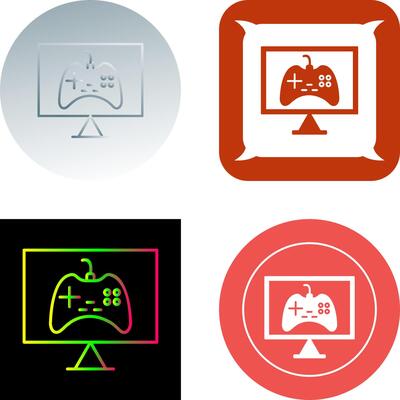 Unique Online Games Icon Design