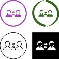 Unique Consulting Services Icon Design vector