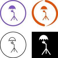 Unique Umbrella Stand Icon Design vector