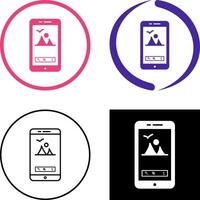 Unique Edit Picture Icon Design vector