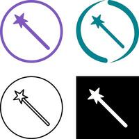 Unique Magic Icon Design vector