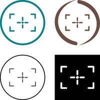 Unique Focus Icon Design vector