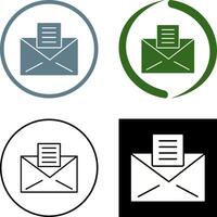Email Documents Icon Design vector