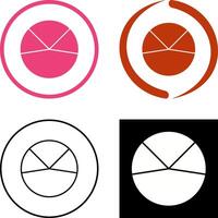 Pie Chart Analysis Icon Design vector