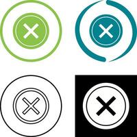 Do Not Cross Icon Design vector