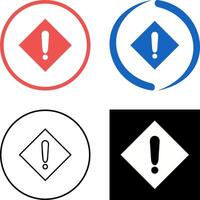 Caution Sign Icon Design vector