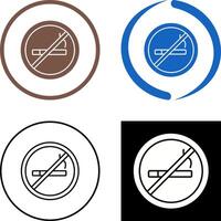 No Smoking Icon Design vector