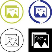 Pictures Icon Design vector