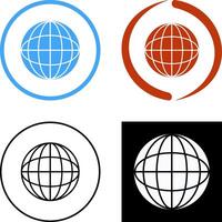 Globe Icon Design vector