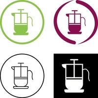 French Press Icon Design vector