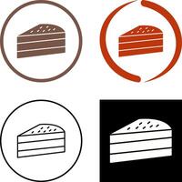 Cake Slice Icon Design vector