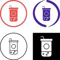 Chocolate Shake Icon Design vector