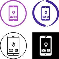 Unique Mobile Applications Icon Design vector