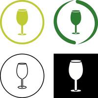 Wine Glass Icon Design vector