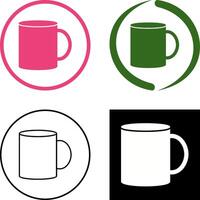 Coffee Mug Icon Design vector