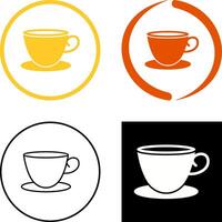 Tea Cup Icon Design vector